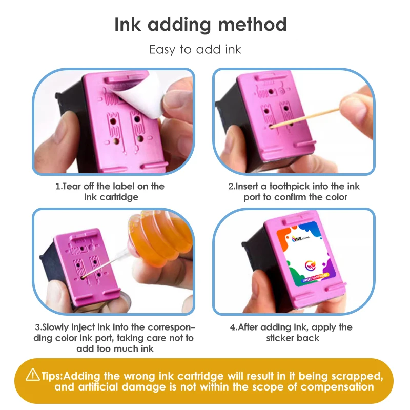 Imagem -06 - Substituição do Cartucho de Tinta para hp Inkjet All-in-one Deskjet D2563 F4283 F2423 F2483 F2493 F4213 F4275 F4583 121 xl