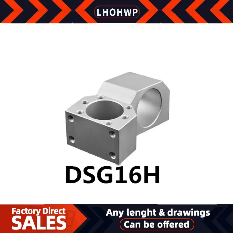 DSG16H Mount Bracket CNC Parts Ballscrew Nut Housing Fits For SFU1604  1605 1610