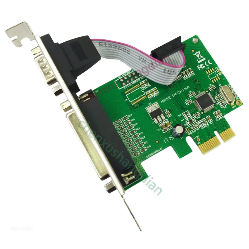 Kartu port paralel seri PCI-E kartu port COM kartu port LPT 1 Seri 1 paralel