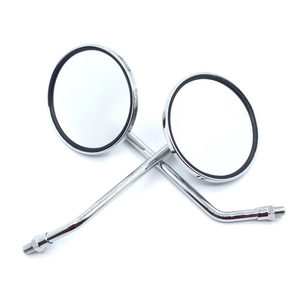 Universal Round Motorcycle Mirrors 10MM Rearview Side Mirrors for BMW G450X G650 G650X G650GS , R nineT K1200R R1150GS G310R image 6