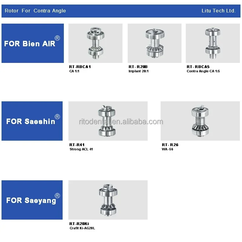 Контраугольный ротор Den Tal Part для W& WA-99 RT-R99A