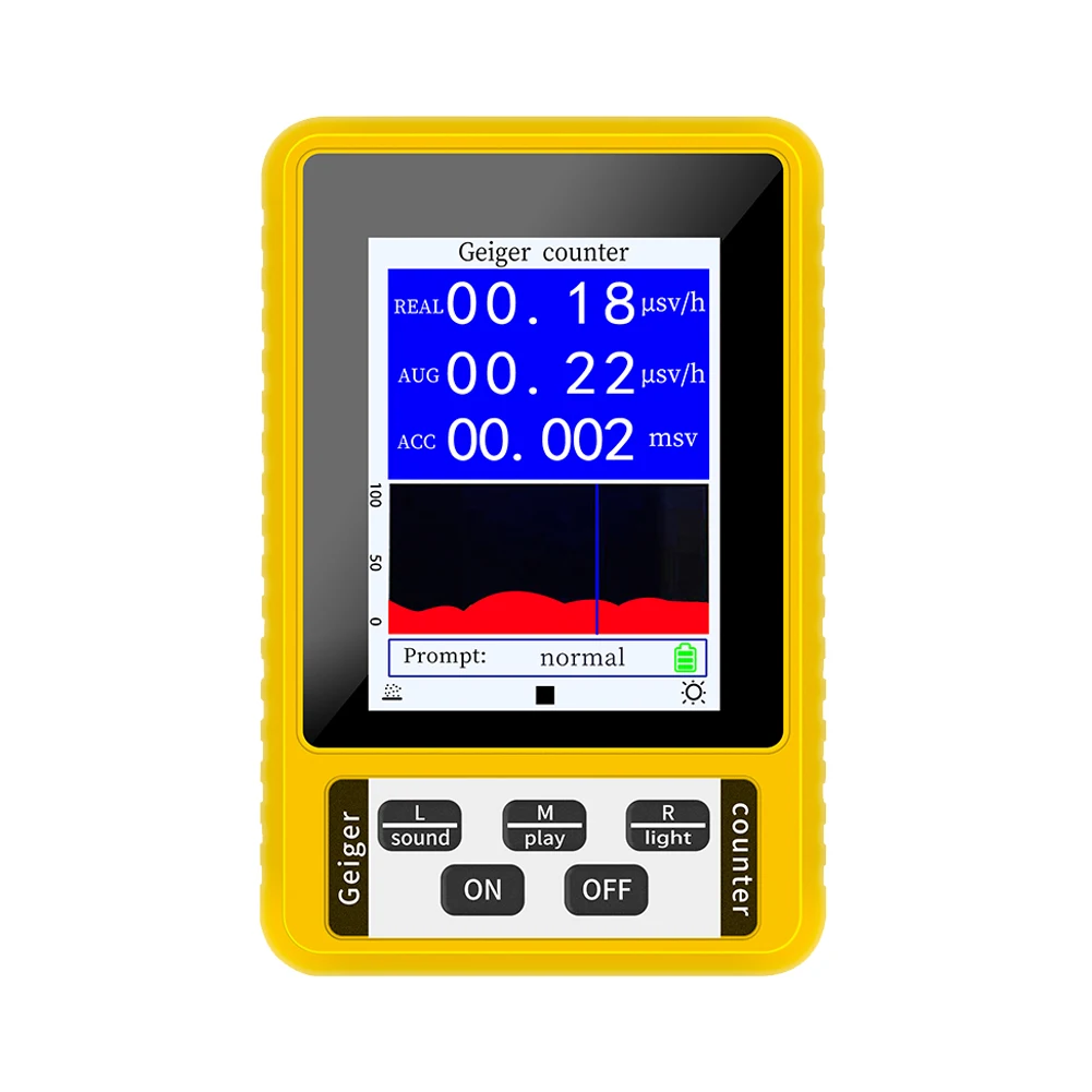 BR-9C XR-3 Nucleaire Radiation Detector 2-In-1 Emf Tester Geigerteller Kleur Scherm Persoonlijke Dosimeter Marmer detectoren