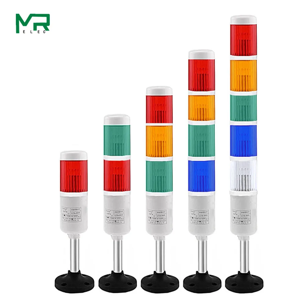 LTA-205 LED Multilayer Free flash Assembly Stack Alarm warning Ligh no buzzer  Type For CNC Machine Tool Special Purpose