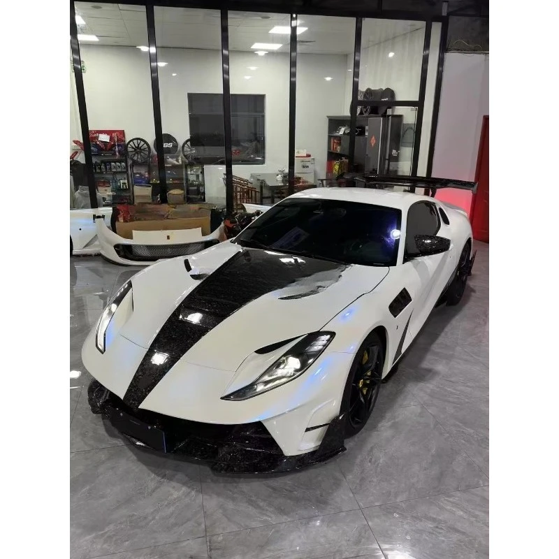 812 MSY Style Upgrade Dry Carbon Fiber Body Kit with Hood Fenders Side Skirts Front & Rear Bumpers Rear Spoiler Wing