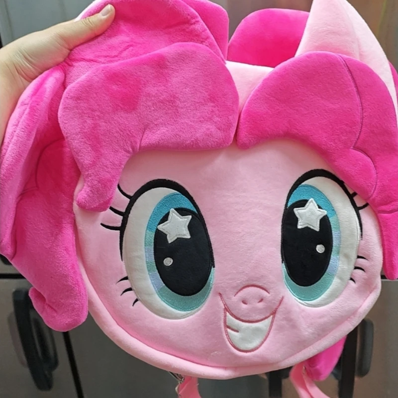 Anime Knapsack Little Pony ItaBag Pinkie Pie Cute Large Capacity Embroidery Single Shoulder Bag Backpack Girl Birthday Gift view 6