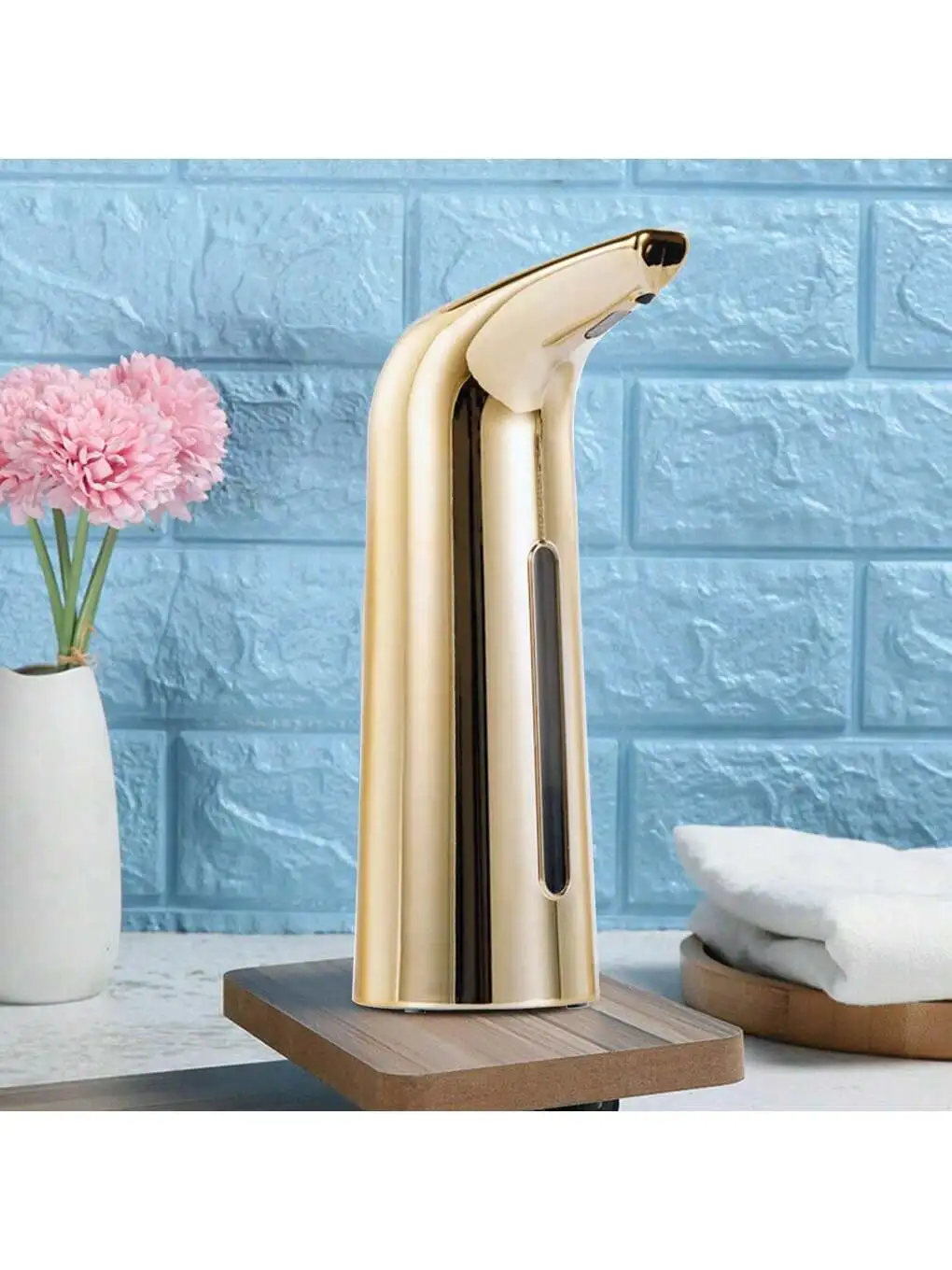 

1pc Automatic Infrared Sensor Soap Dispenser, Suitable For //bathroom/hotel, Touchless Hand Sanitizer Dispenser Dispensador