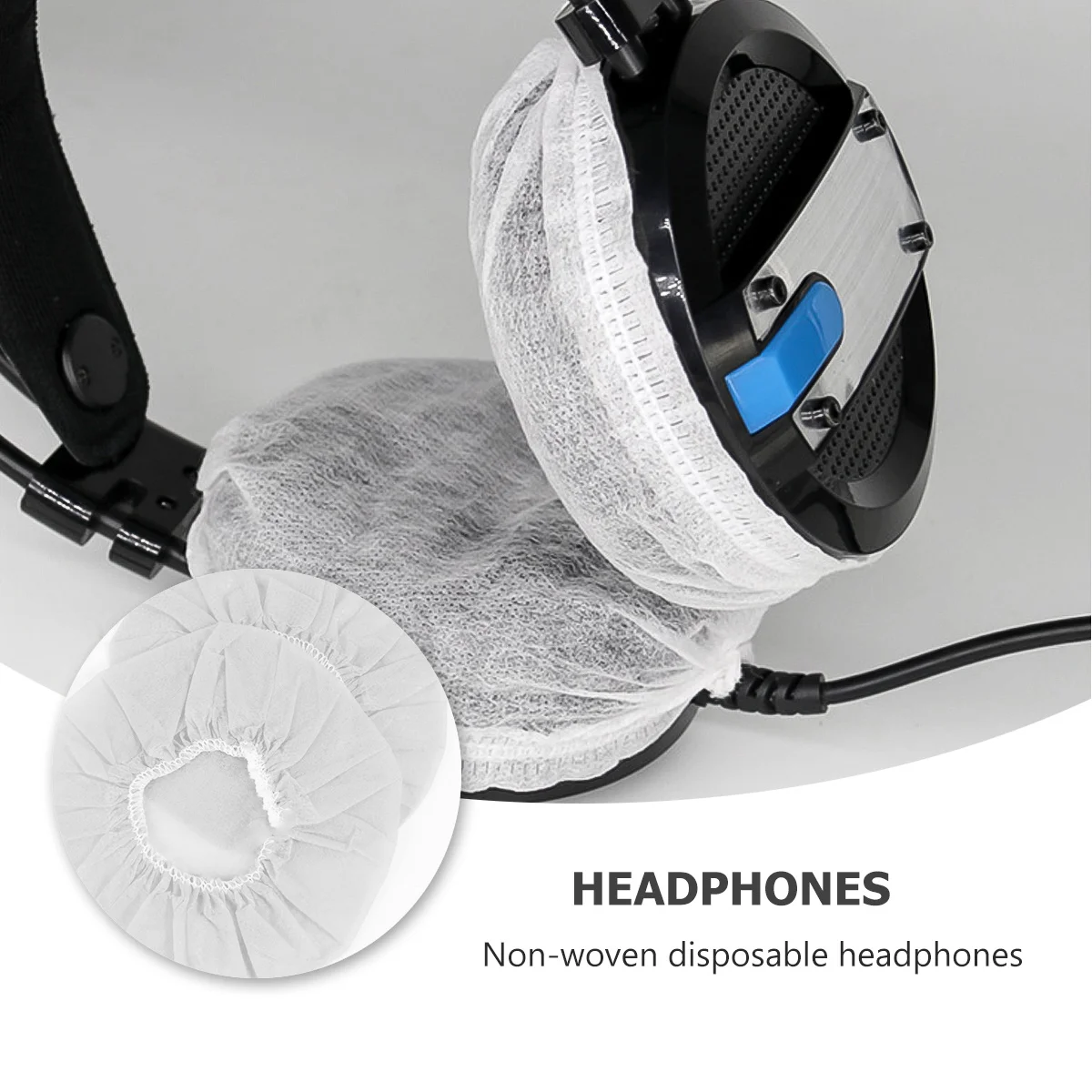 

50 Pairs Earphone Case Headphones Sweatproof Cover Earpads Sweater Protectors Disposable Sanitary Nurse for Headset