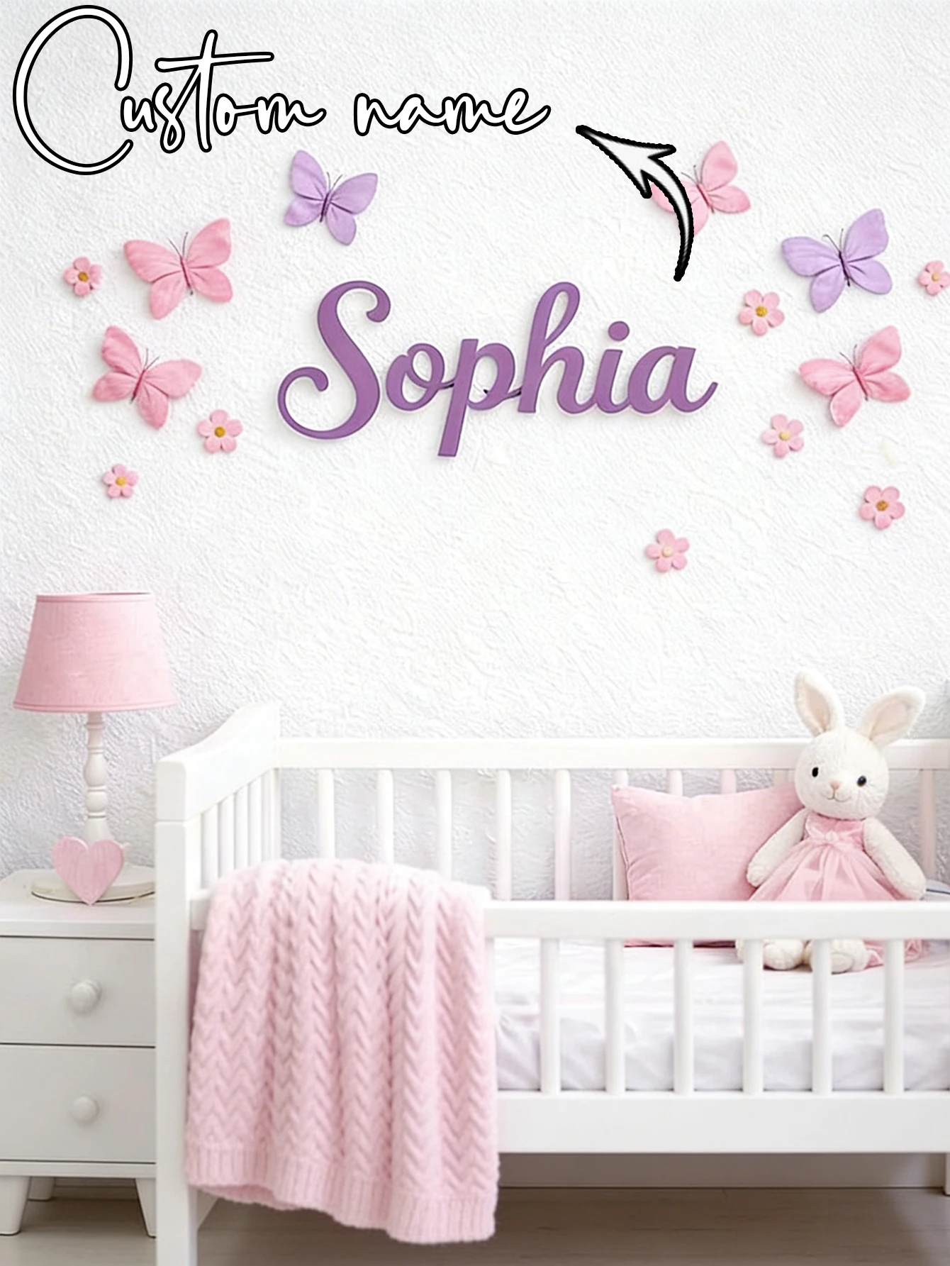 Custom Cursive Wooden Name Sig - đánh giá và giá Baby Nursery Keepsake