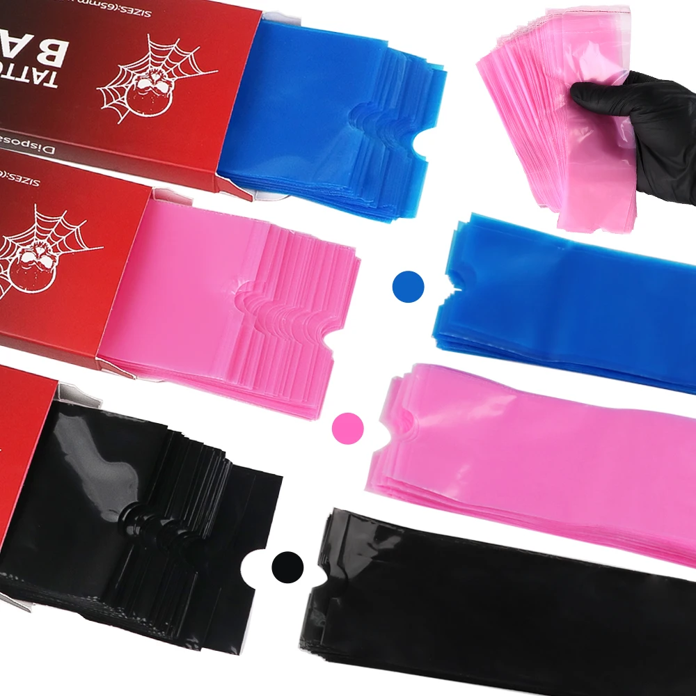 100 قطعة قلم الوشم مقاوم للماء حاجز فيلم واقية الوشم آلة التعبئة والتغليف الملونة القلم طبقة رقيقة واقية مكافحة الحشف