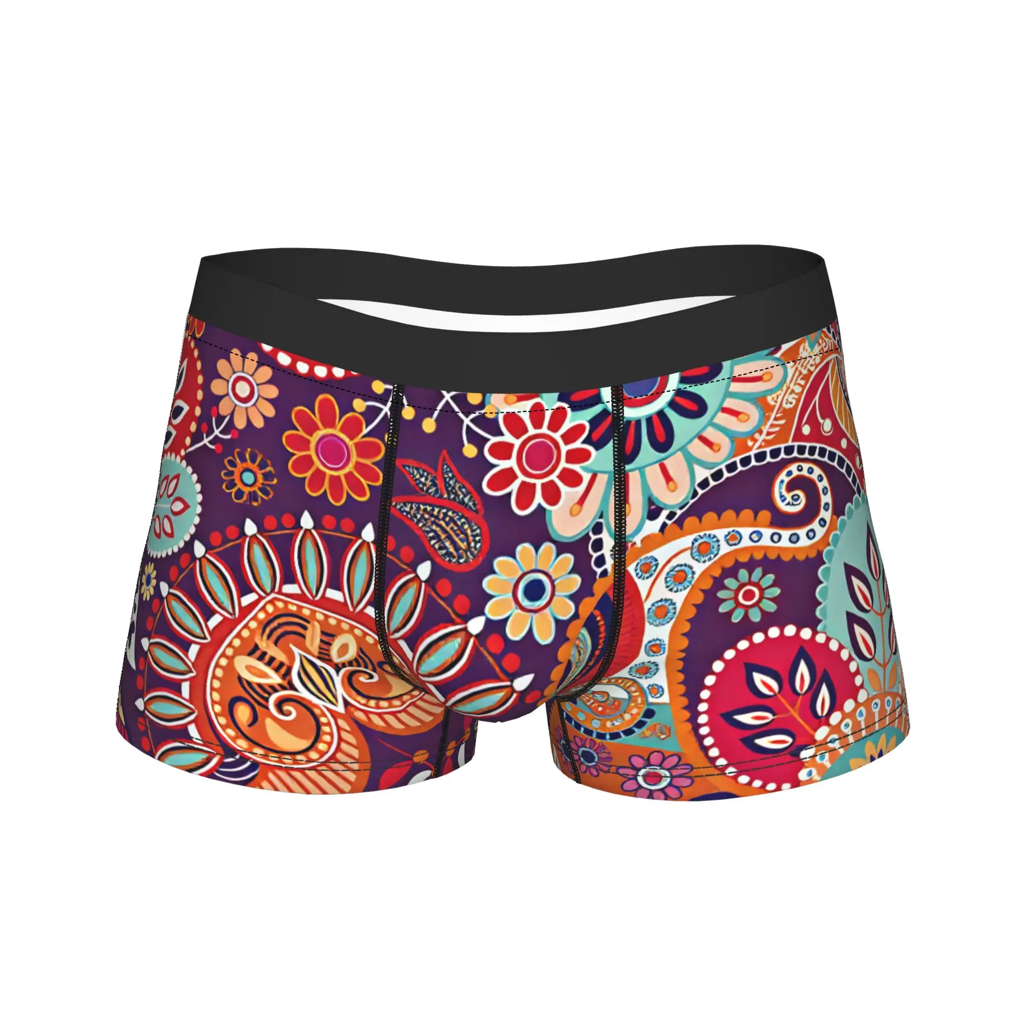 

Vintage Brick Wall Haiti National Flag Underwear Men Boxer Brief Comfortable Boxer Shorts Trenky Printed Plus Size Underpants