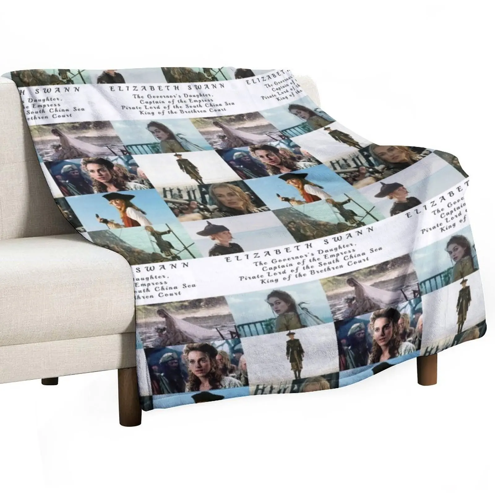 Elizabeth Swann Throw Blanket Decorative Sofas Decorative Throw Single Multi-Purpose heavy to sleep Beautifuls Blankets