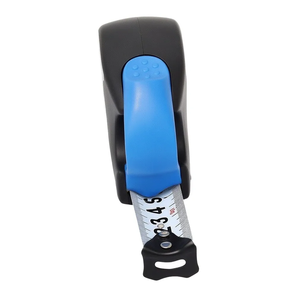 Steel Tape Measure 10m with 304 Stainless Blade Wide Measurement Face and Integrated Lock Button for Controlled Use