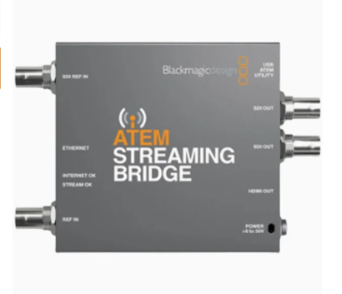 For BMD ATEM Streaming Bridge Streaming HD video converter H.264 to SDI HDMI