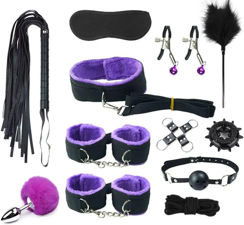 

Bondage Kit Bed Restraint for Couples under King Mattress Bed Straps Sex Hand Ties for Ankles and Wrists for Adult Play BDSM