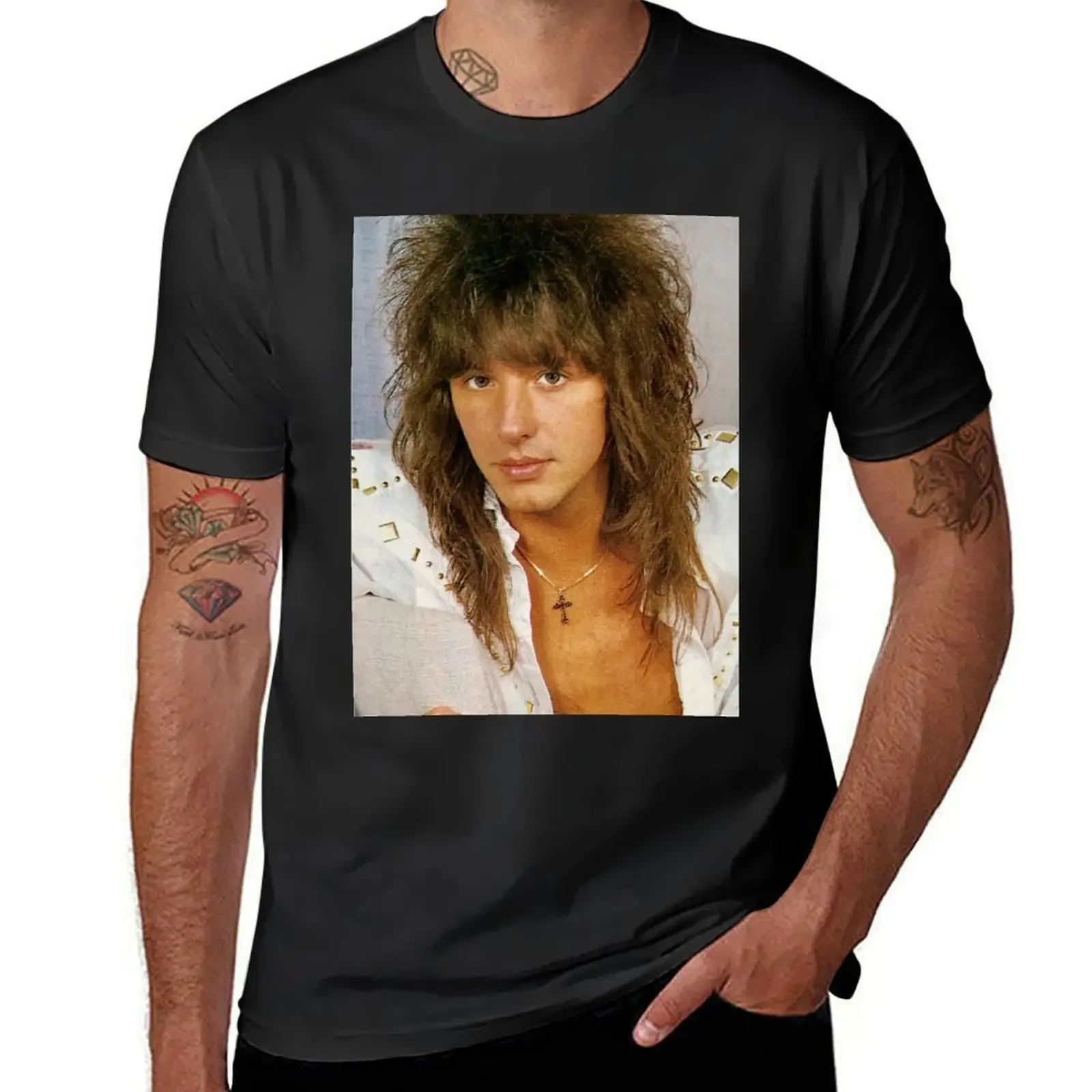 Richie Sambora T-Shirt tops customs design your own baggy shirts heavyweights slim fit t shirts for men