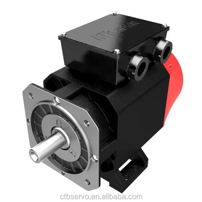 7.5KW 47.8N.m 1500-8000rpm High Torque Low Ripple AC Servo Spindle Motor for CNC Milling Machine Tools