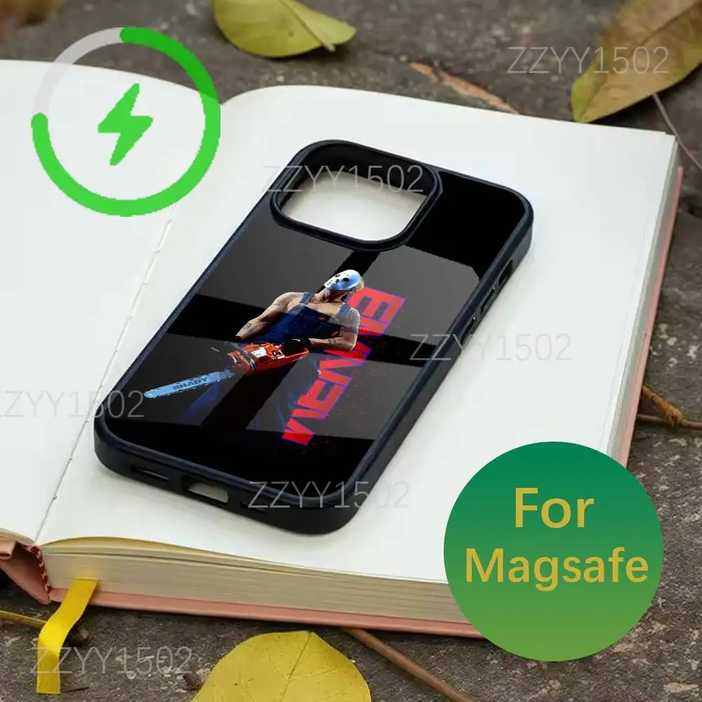 Rapper Eminem Slim Shady Handyhülle für iPhone 17,16,15,14,13,12,11,Pro,Max,Plus,Mini,SE4,E Magsafe Wireless Charging