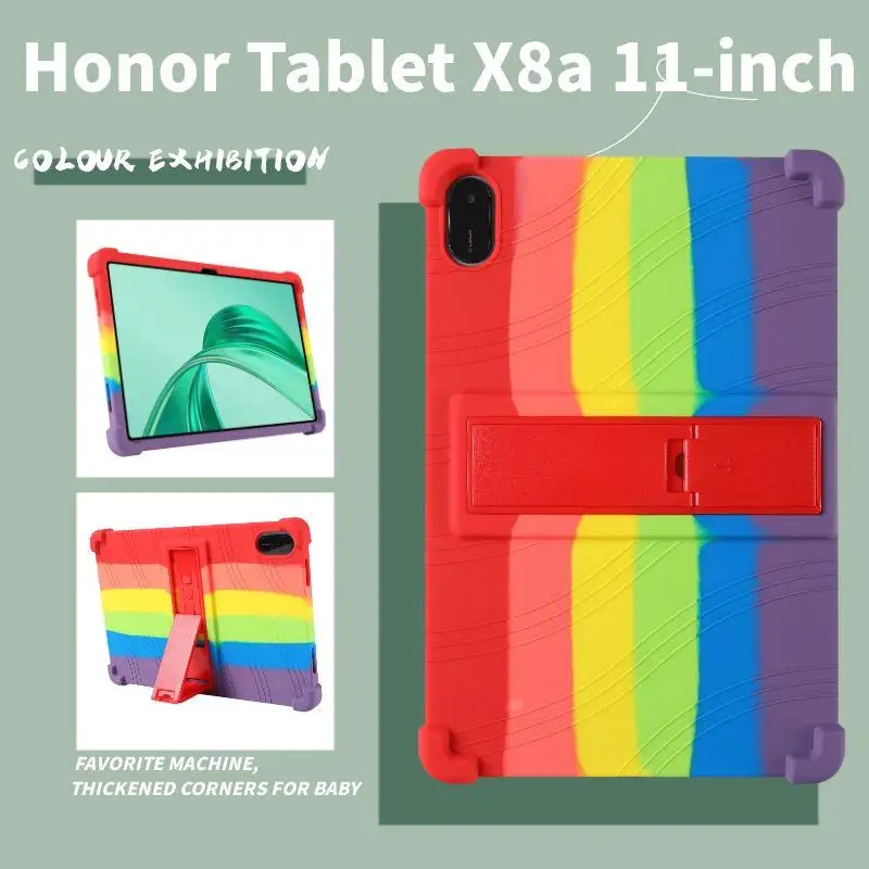 Funda For Honor Pad X8a Protective Case with Built-in Hidden Stand Compatible with Honor Pad X8a 11-inch 2024 Tablet Case