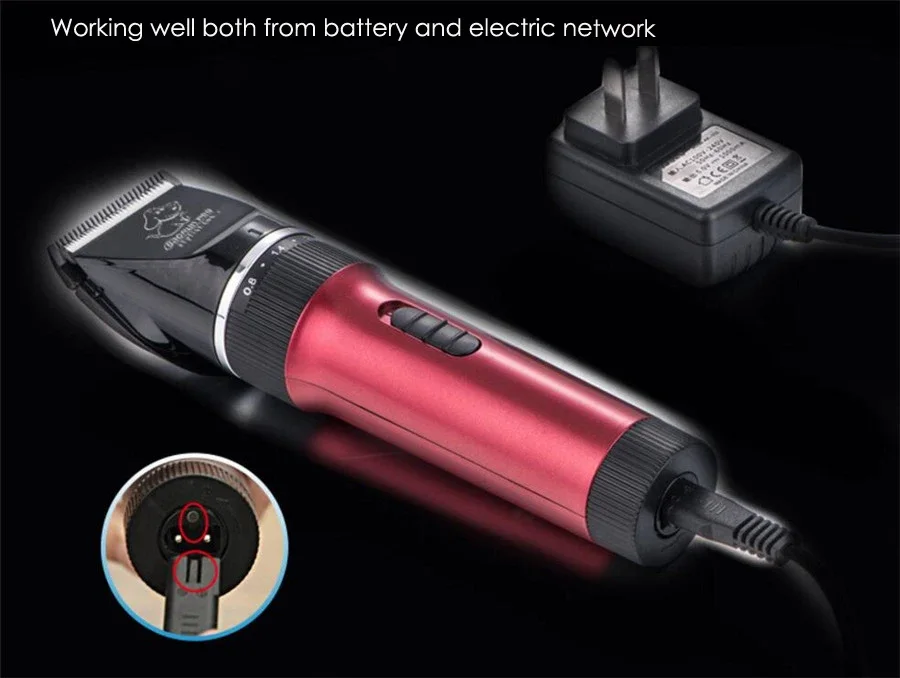 BaoRun P6 P7 المهنية قابلة للشحن الحيوانات الأليفة القط الكلب الشعر المتقلب الكهربائية المقص ماكينة حلاقة مجموعة آلة حلاقة أدوات للعناية الشخصية Vgr