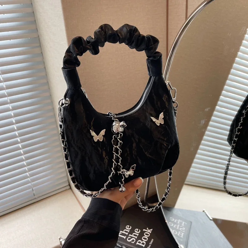 This Year's Popular Small Bag Women's 2024 New Fashionable Versatile Chain Shoulder Messenger Looks Good Small Bag