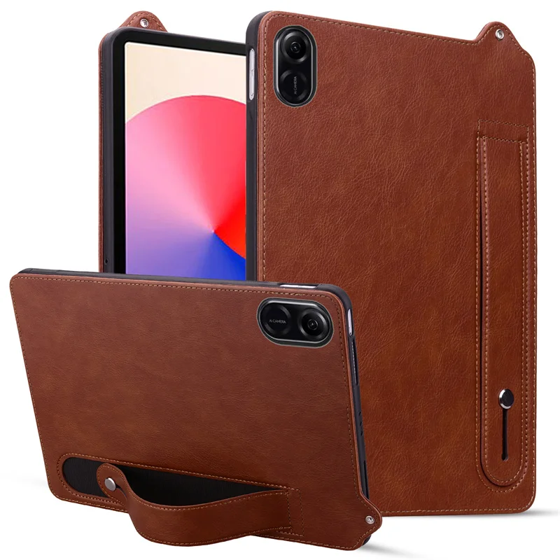 Funda For Honor Pad X8a Case 11 inch PU Leather Soft TPU Back Stand Handheld Tablet Coque For Honor Pad X8a X8b Case Cover