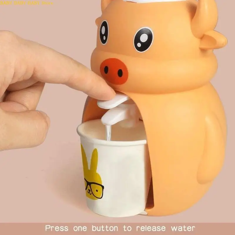 Q81a ดื่มน้ำพุสำหรับน้ำผลไม้น้ำนมการ์ตูนน่องของเล่น