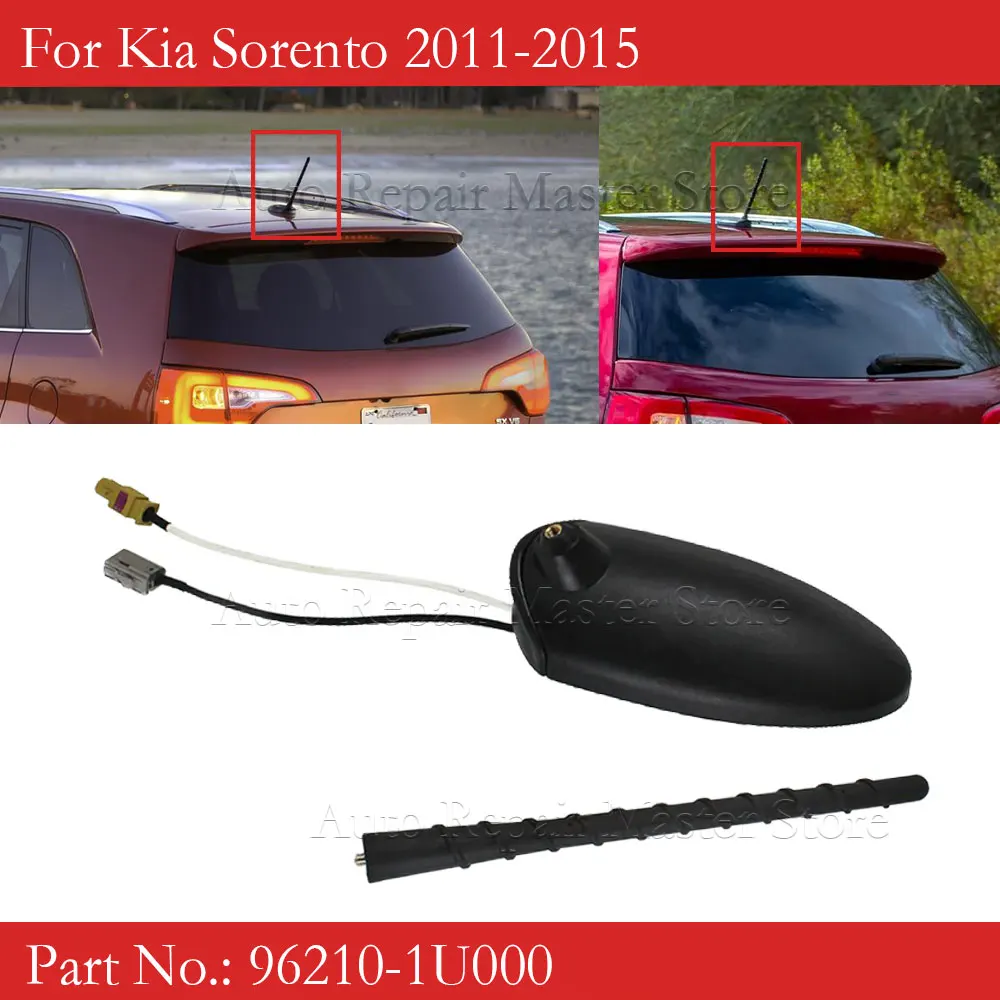 For Kia Sorento 2010 2011 2012 2013 2014 2015 96210-1U000 Car Roof Radio Antenna AM/FM Aerial Assembly Waterproof