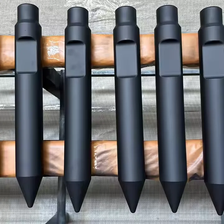 Demolition Hydraulic Concrete Cursher Hammer Chisel 130mm Hydraulic Breaker Chisel Tools for MSB MS600 Mining Foundation