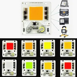 50W COB Źródło światła Inteligentny układ scalony Nie ma potrzeby sterownika DIY Światło halogenowe Żarówka LED Reflektor AC 220V COB LED Chip Lampa do oświetlenia zewnętrznego