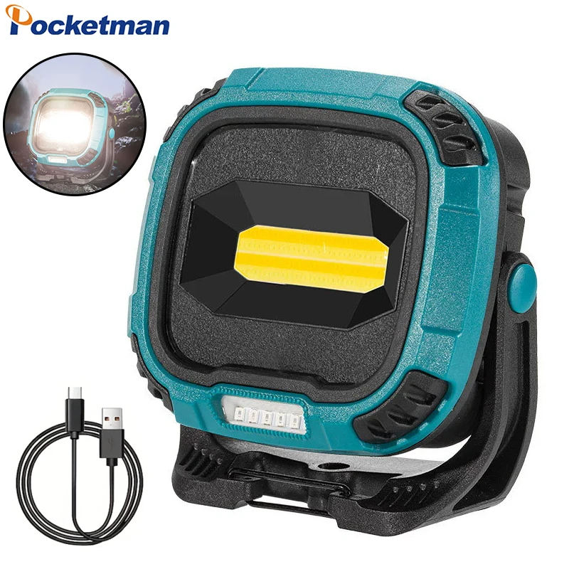 

Outdoor Multi-functional COB Work Light High-power Super Bright Portable LED Camp Light USB Rechargeable Flashlight Searchlight