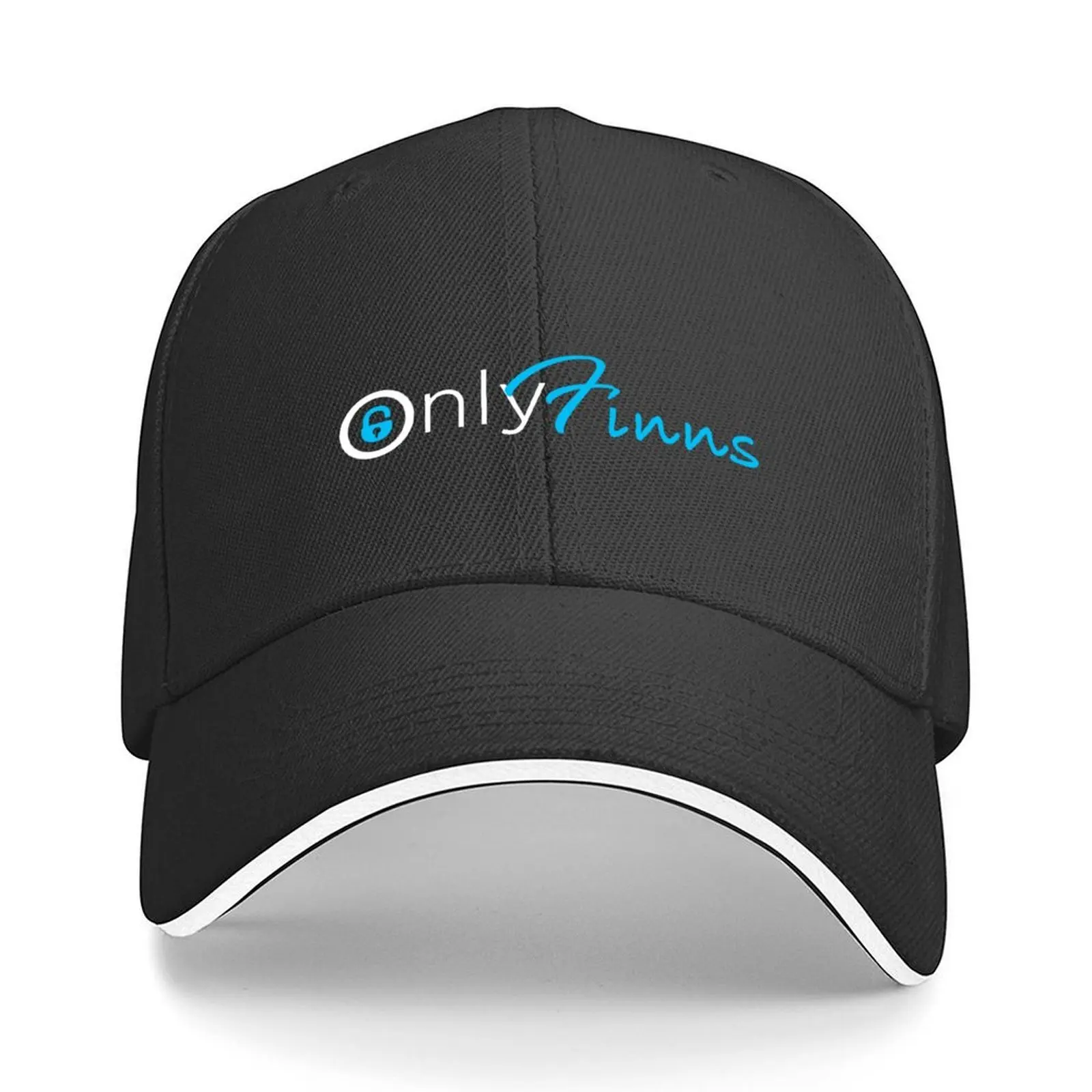 

Only Finns - WHITE Baseball Cap Luxury Brand Trucker Hat Rave sun hat Girl Men's