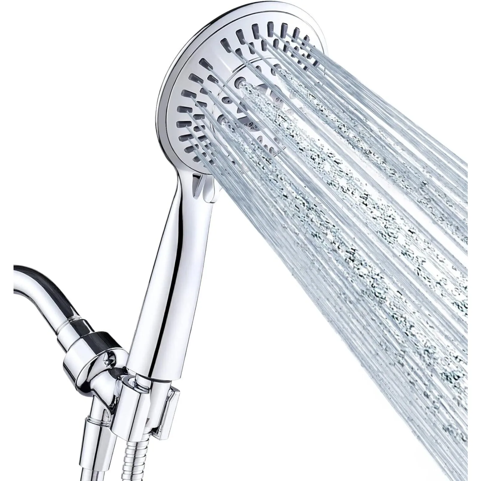 

US New High Pressure 9 Spray Settings Handheld Shower Head Set PSS9900-01