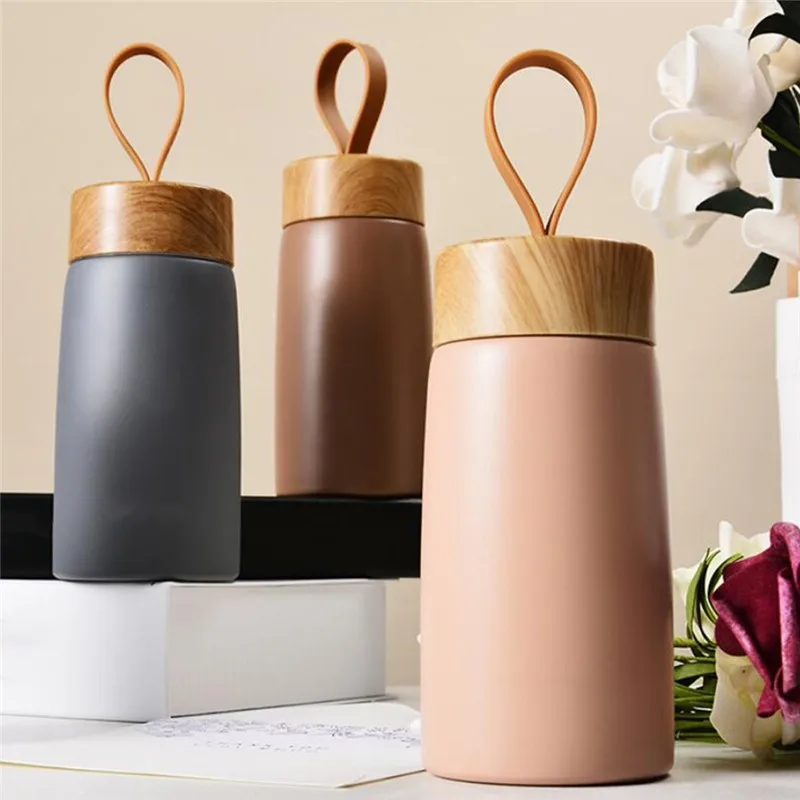 Tazza da caffè isolata bicchiere in acciaio inossidabile 304 Thermos per acqua boccetta sottovuoto Mini bottiglia d'acqua tazza da viaggio portatile tazza termica