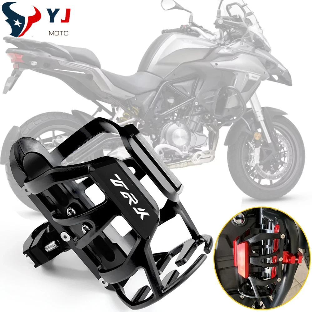 New For Benelli TRK 251 502X 502 552 702 TRK552 TKR552 TRK502 Motorcycle Beverage Water Bottle Cage Drink Cup Holder Sdand Mount