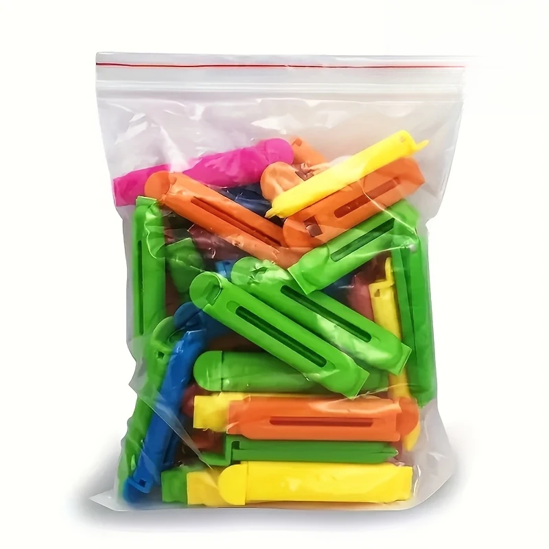 5pcs random Colorful Sealing Clips, Keep Snacks Fresh And Dry, Perfect Choice for Kitchen Storage