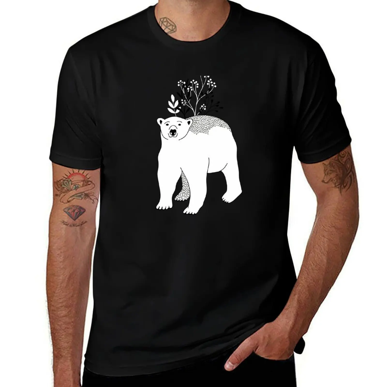 

Polar bear T-Shirt t shirts for man pack cotton cotton t shirt man T-Shirt