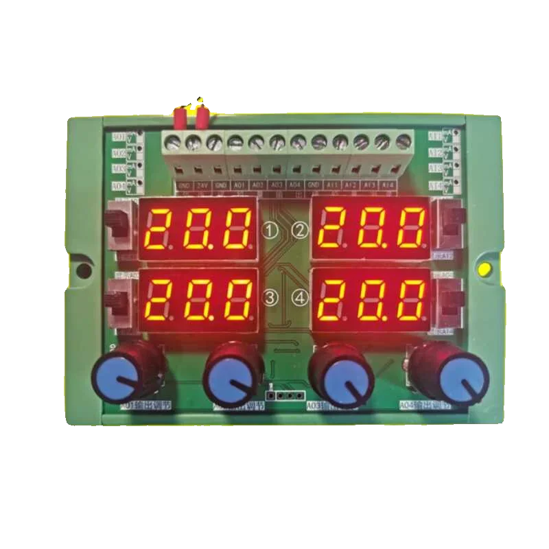 PLC Analog Signal Debugging 0-20 MA Current Signal Generation and Measurement 0-10 V Voltage Signal Generation and Measurement