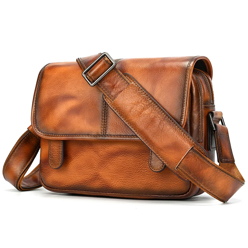 

Новинка 2026: Сумка через плечо для мужчин и женщин, кроссбоди из натуральной кожи, высококачественная сумка-слинг для мужчин и женщин из мягкой воловьей кожи