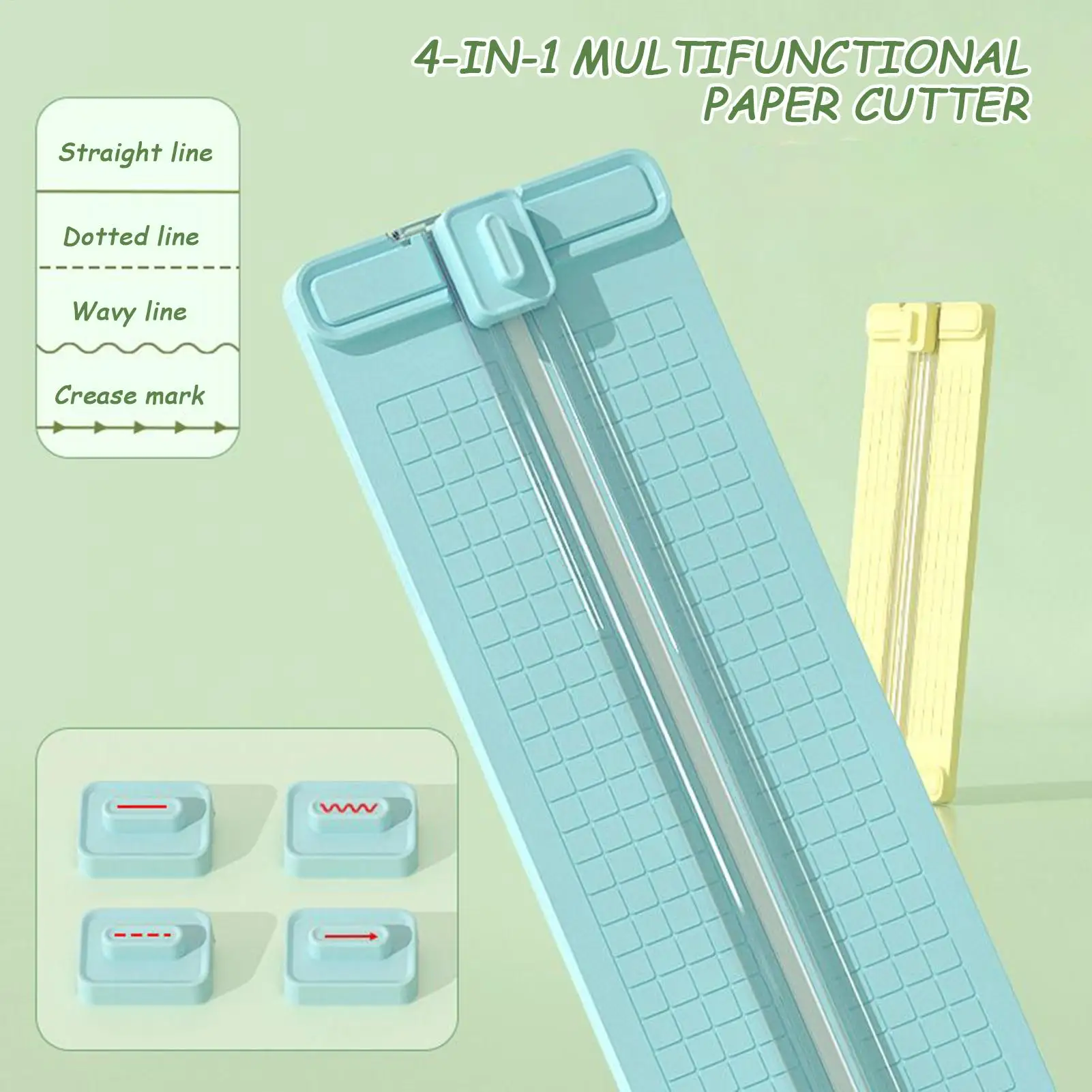 

Paper Cutter Slider Precision Scrapbooking Paper Trimmer Ergonomic Portable Slicer Photo Cutting Tool For Offices Classrooms