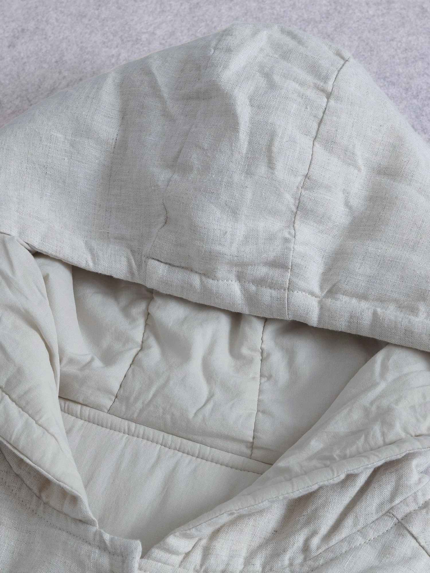 Dames Capuchon Halflange Thiened Warmte Artistiek Katoen Jaet Herfst Winter Sle Koreaanse versie Rechte buis pe