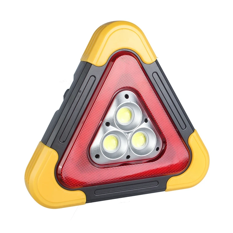 LED Car Warning Light Waterproof Triangle Emergency Light Multi-Function Safety Warning Sign