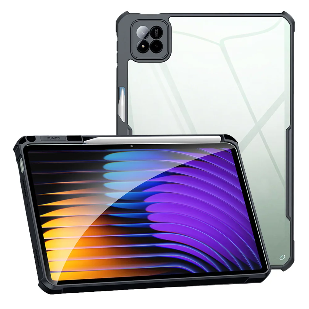 

XUNDD For Xiaomi Pad 7 / Pad 7 Pro Case Transparent Acrylic + TPU Drop Protection Tablet Cover