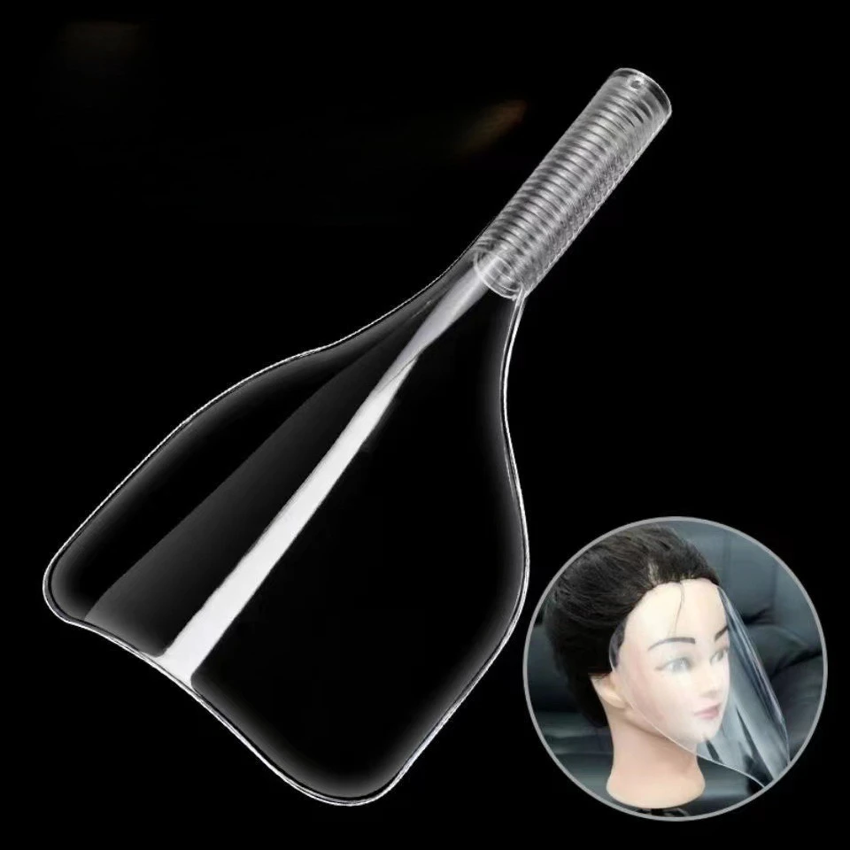 

1Pc Face Shield for Haircut - Barber Salon Reusable Clear Plastic Spray Shield Waterproof Face Protection Hairdressing Supplie