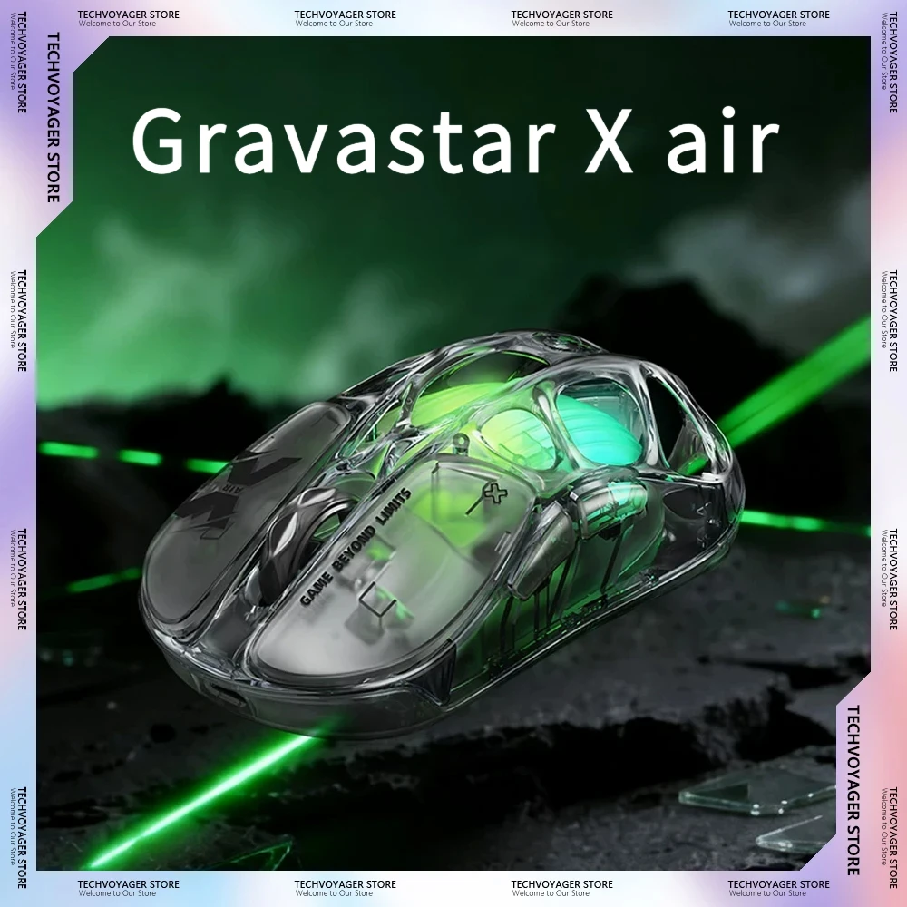 Gravastar Breaking Cocoon X Air/x Pro Gaming Mouse Magnesium Alloy Lightweight Custom Wireless Tri-Mode Mice PC Accessories