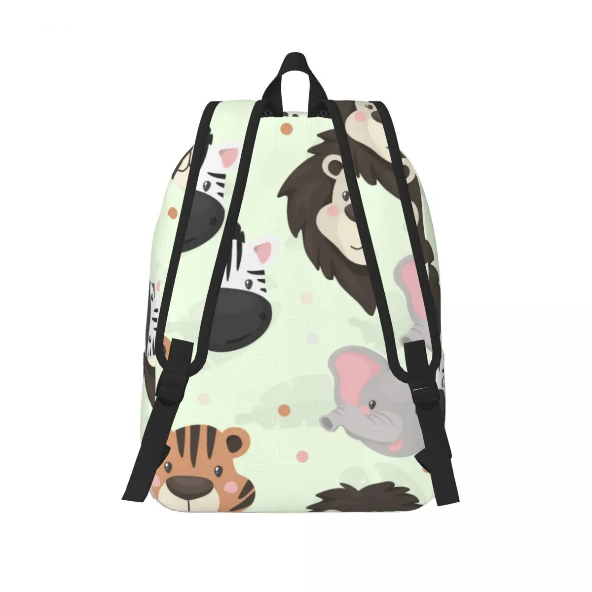 Schoolbag animal selvagem bonito para estudante, Mochila de Ombro Safari Africano, Bolsa para laptop, Bolsa escolar