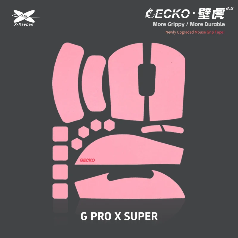 X-Raypad Geckos V2 Slicks Grip Tape for G Pro X Superlight / GPX2 – More durable