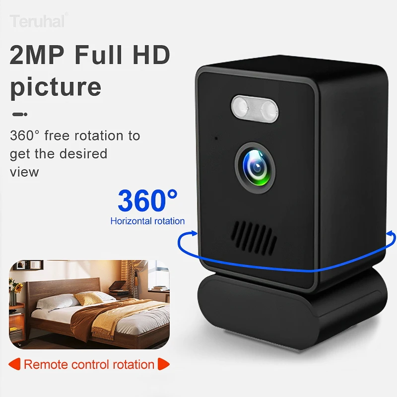 كاميرا داخلية لاسلكية HD 1080P كاميرا مراقبة للمنزل الذكي مع رؤية ليلية كاميرا مراقبة لاسلكية واي فاي كاميرا CCTV #1