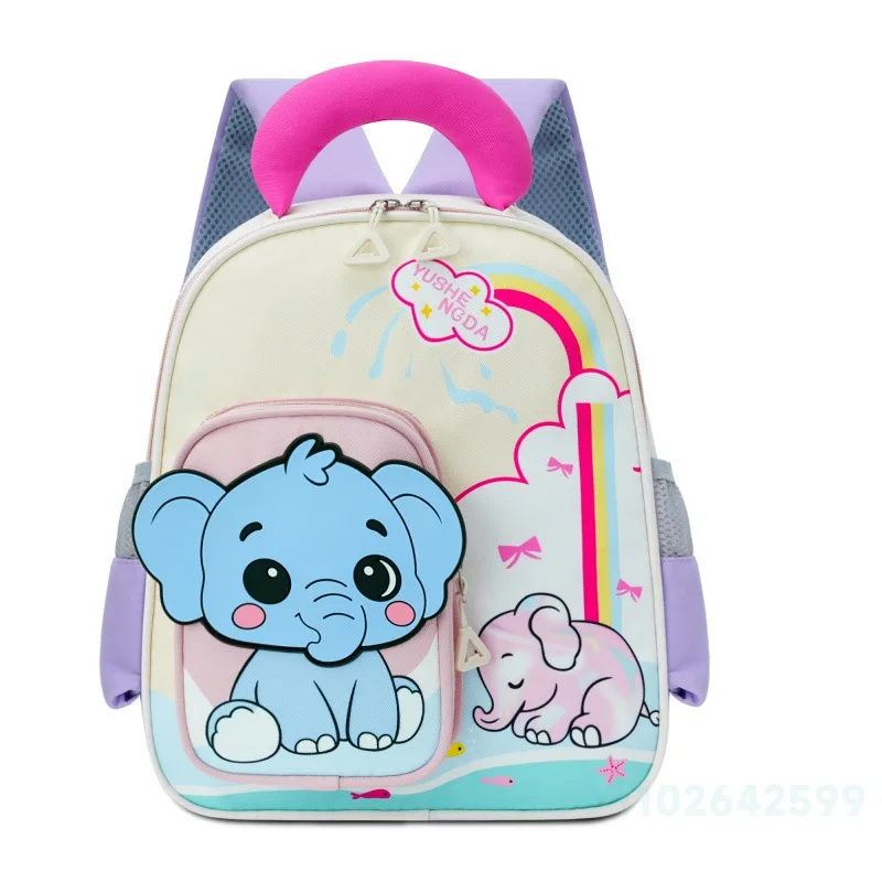 2026 New Student Backpack Fashion High Quality Lightweight Small Backpack Cartoon Versatile Multi Functional Women's Backpack