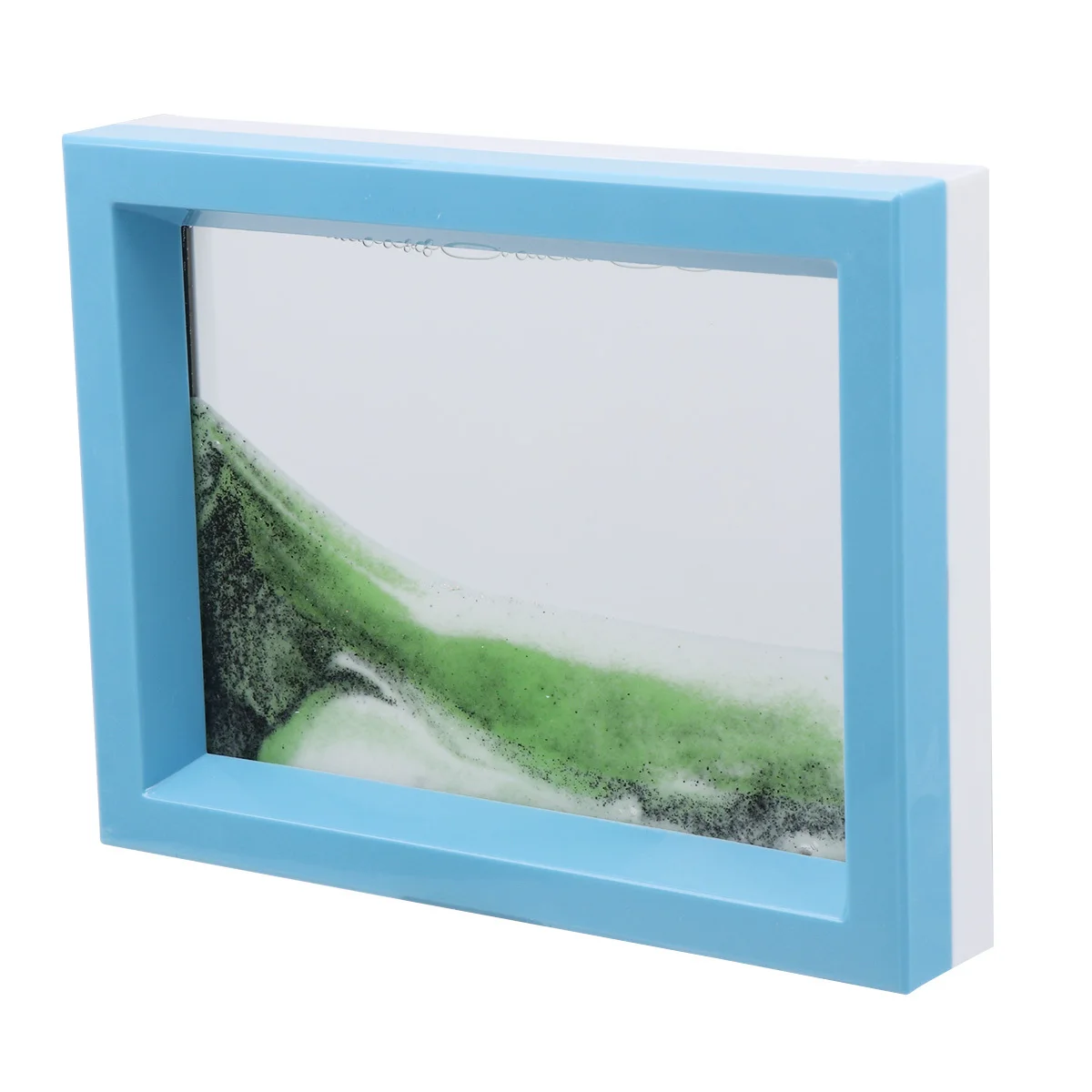 1pc 3D Quicksand Painting Art Decor Black White Green Home Office Desk Table Decoration Sand Draw Falling Sand Stress Relief