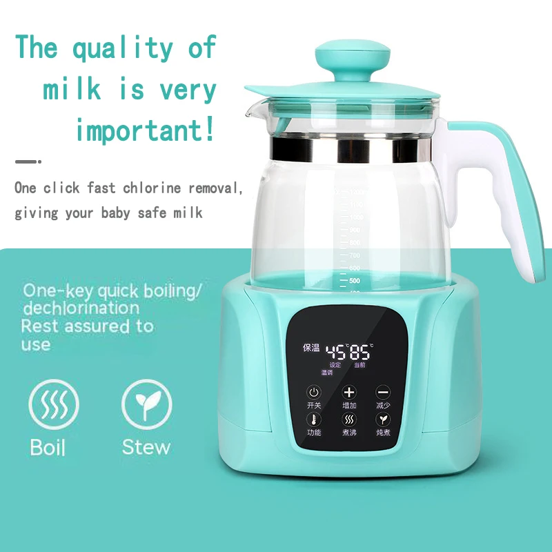 

1.2L Infant Thermostatic Milk Regulator Baby Kettle Keep Warm 24 Hours Hot Water Smart Insulation Pot Milk Powder Warmer